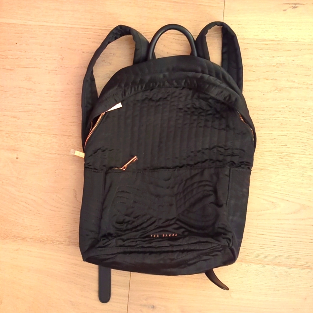 Elegant Black Ted Baker Backpack